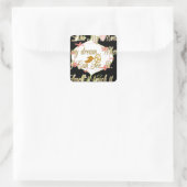 Money Bag Dream Design Vierkante Sticker (Tas)