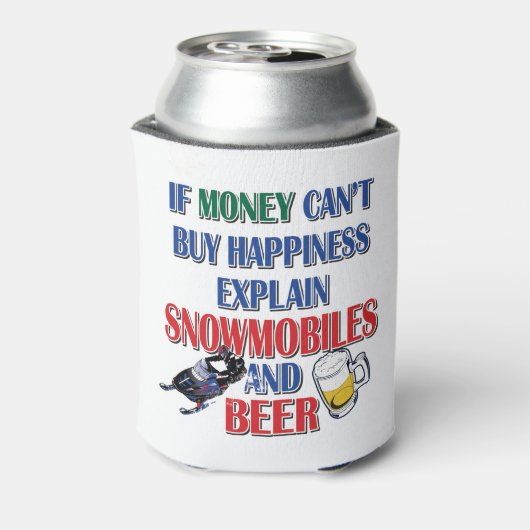 Money-Beer-Snowmobile Blikjeskoeler (Blikje Achterkant)