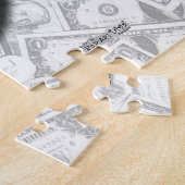 Money Big Coins Gold Dollar Puzzle Legpuzzel (Zijkant)