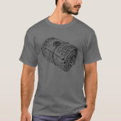 Money Bundle Hoodie, Money Rolls Motif, Urban Art T-shirt (Voorkant)