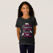 Money can Buy Horses Hot Pink T-Shirt (Voorkant volledig)