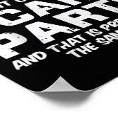 Money Cant Buy Hapness Car Parts Funny Auto Mechan Poster (Hoek)