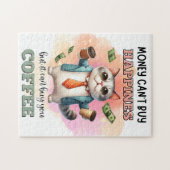 Money Can't Buy Happiness Funny Cat Lover Gift  Legpuzzel (Horizontaal)