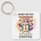 Money Can't Buy Happiness Funny Cat Lover Gift  Sleutelhanger (Voorkant)