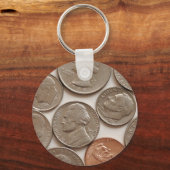 Money Coins Sleutelhanger (Voorkant)