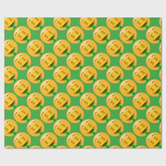 Money Emoji Cadeaupapier (Vlak)