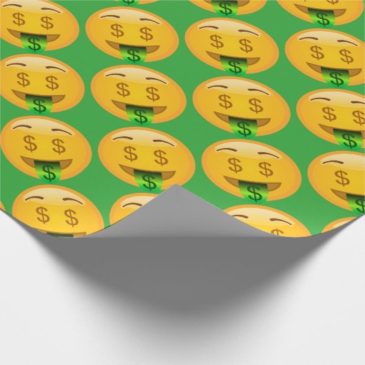 Money Emoji Cadeaupapier (Hoek)