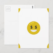 money eye emoji briefkaart (Voorkant / Achterkant)
