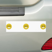 money eye emoji bumpersticker (Op auto)