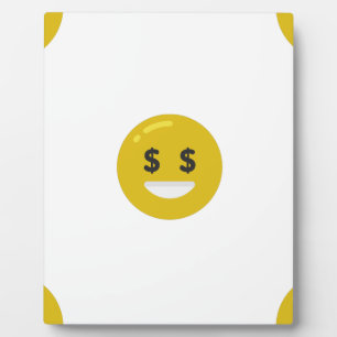 money eye emoji fotoplaat