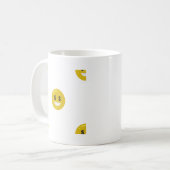money eye emoji koffiemok (Voorkant links)