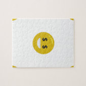 money eye emoji legpuzzel (Horizontaal)