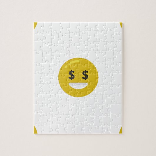 money eye emoji legpuzzel (Verticaal)