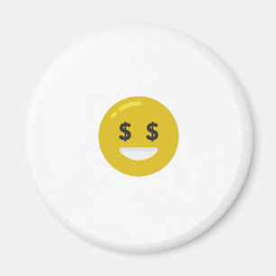 money eye emoji magneet