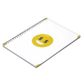 money eye emoji notitieboek (Linkerzijde)