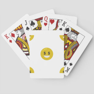 money eye emoji pokerkaarten