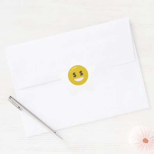money eye emoji ster sticker (Envelop)
