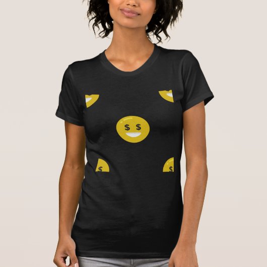 money eye emoji t-shirt (Voorkant)
