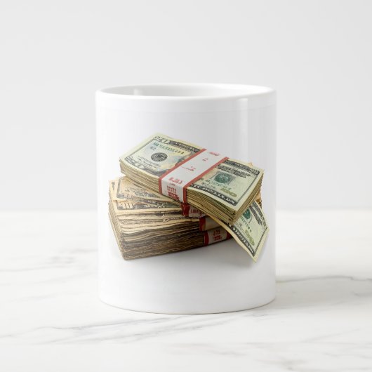 money grote koffiekop (Voorkant)