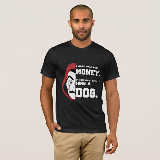 Money Heist Mannen T-shirt (Voorkant volledig)