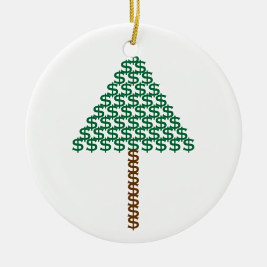 Money Keramisch Ornament (Voorkant)