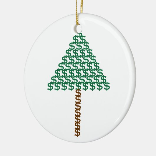 Money Keramisch Ornament (Links)