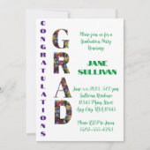 Money Lei Gefeliciteerd AFSTUDEERDER uitnodiging (Voorkant)