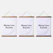 Money Love Succes Hangend Wandkleed (Driedubbel)