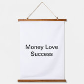 Money Love Succes Hangend Wandkleed (Voorkant 2)