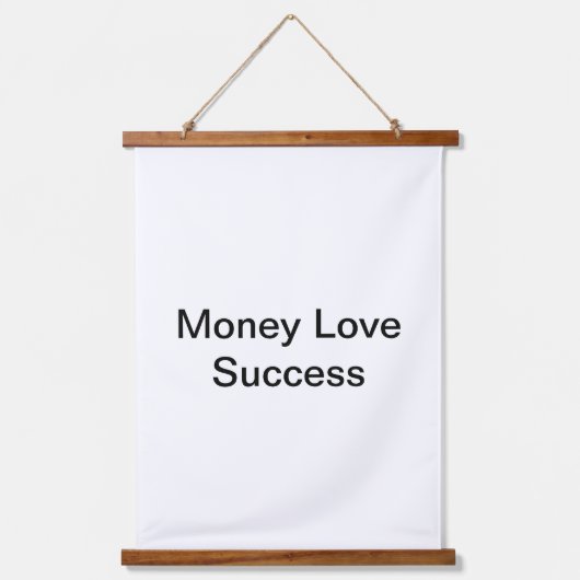 Money Love Succes Hangend Wandkleed (Voorkant 3)