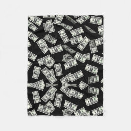 Money Maker Sierkussen Fleece Deken
