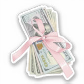 Money Manifestation Sticker  (Voorkant)