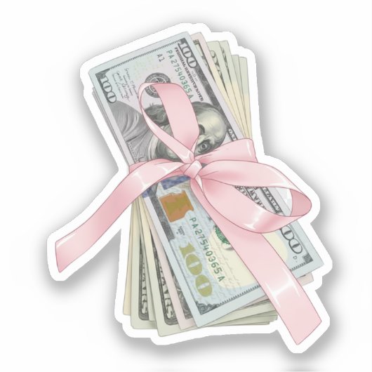 Money Manifestation Sticker  (Voorkant)