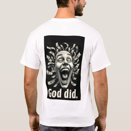 Money Mind Explosion Art T-shirt (Achterkant)