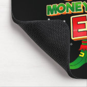Money Minded Elf Christmas Matching Costumes X-mas Muismat (Hoek)