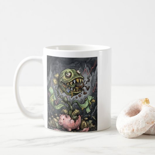 Money Monster Rising Koffiemok (Met donut)