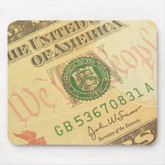 Money Mousepad Muismat (Voorkant)