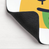 Money Mouth Emoji Muismat (Hoek)