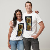 Money Moves: wit T-shirt met dollarprint (Unisex)