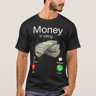 Money noemt cash Funny Business Hustler T-Shi T-shirt