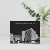 Money on Main, Richmond Virginia Briefkaart (Staand voorkant)