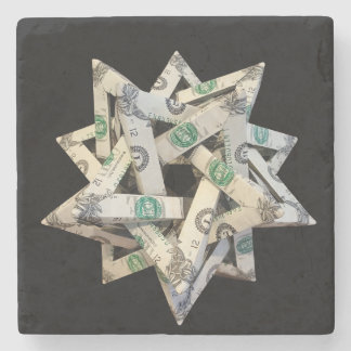 Money Origami Five Intersecting Tetrahedra Stenen Onderzetter