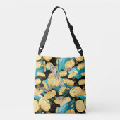 Money Pattern 2 Crossbody Tas (Achterkant)