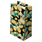 Money Pattern 2 Klein Cadeauzakje (Achterkant Gekanteld)