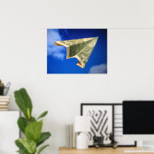 Money Plane Poster (Thuiskantoor)