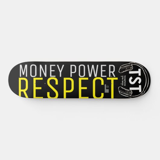 MONEY POWER RESPECT Skateboard (Horizontaal)