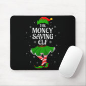 Money Saving Elf Christmas Family Girls Women Elf  Muismat (Met muis)