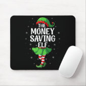 Money Saving Elf Christmas Girls Women Elf Squad X Muismat (Met muis)