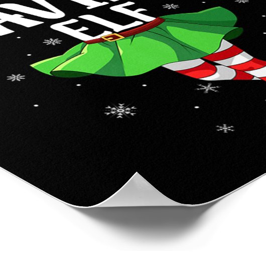 Money Saving Elf Christmas Girls Women Elf Squad X Poster (Hoek)