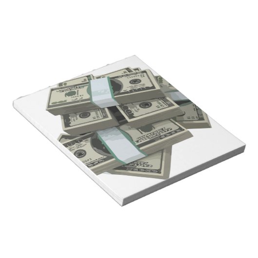 Money Stacks Notitieblok (Schuin)